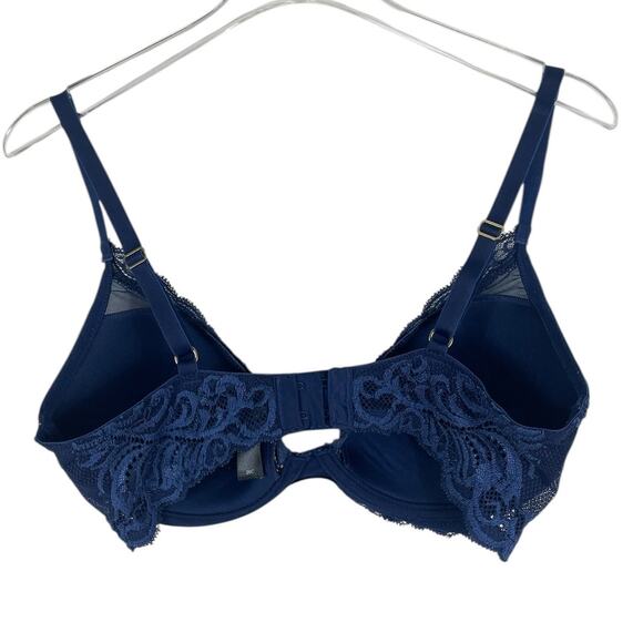 Natori Feathers Plunge T-Shirt Bra 730023 Midnight Size 36C - Picture 7 of 14